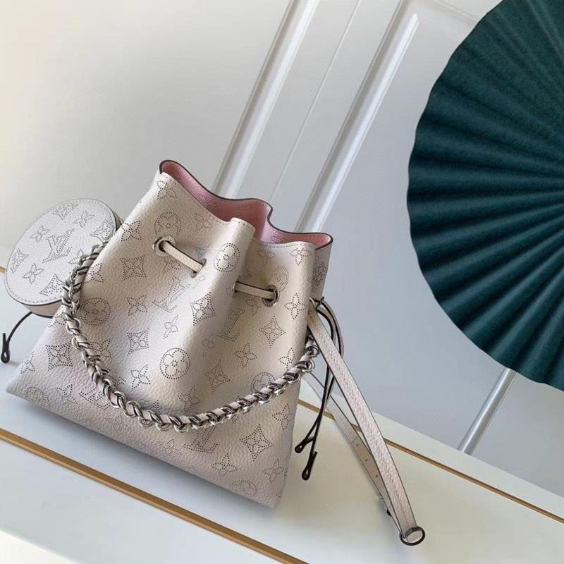 LV Shoulder Handbags M57536 gray white